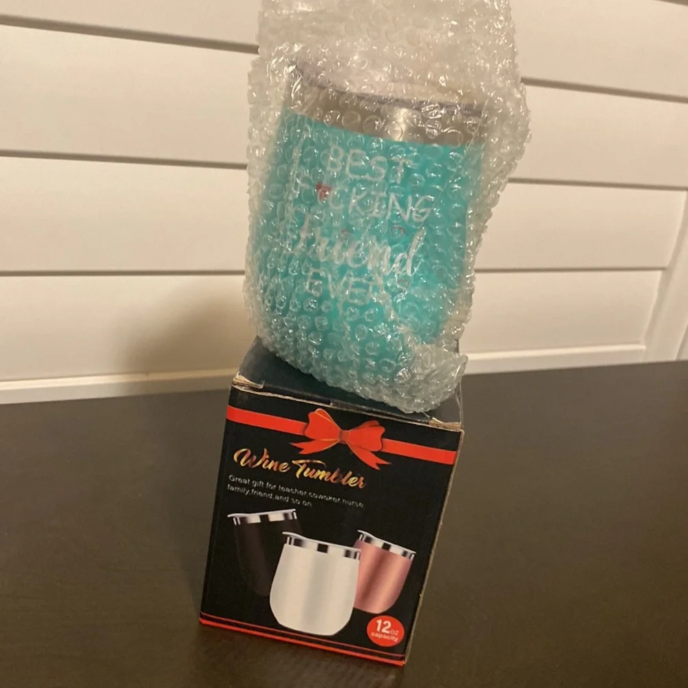 NIB Best F**king Friend Wine Tumbler